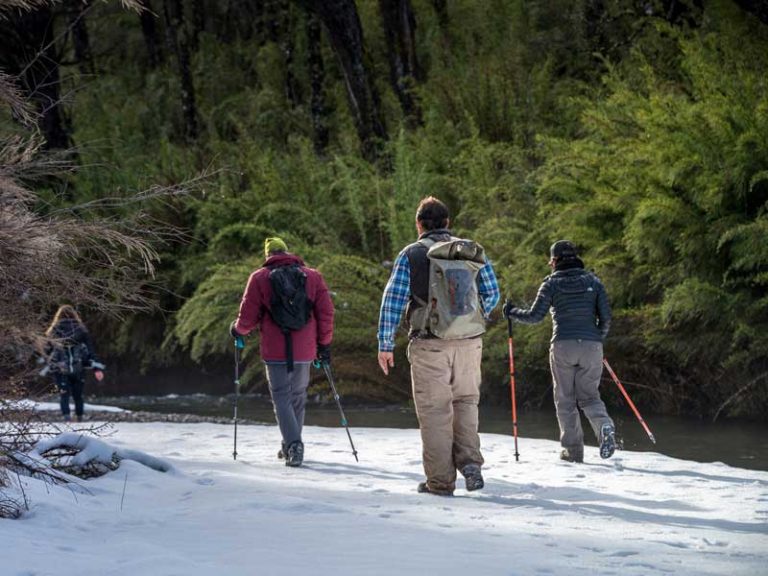 Argentina Traveler Northern Patagonia hiking in the snow